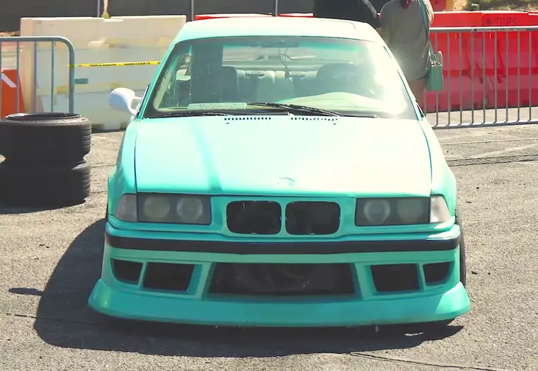 Mint E36 at an HD Meets show